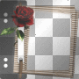 SERCE HEART LOVE valentine  FRAME RED