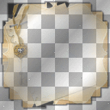 SERCE HEART FRAME GOLD valentine  