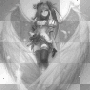 anime girl white and black angel Mєℓιηa_ 