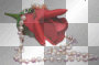 VINTAGE VALENTINE RED ROSE PEARL VINTAGE VALENTINE RED ROSE PEARL
