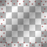 heart, red, frame, border
