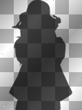 Nenaio Png Transparent Selena Marie Gomez black and white grey gray shadow purple vlue orange yellow