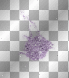 Purple Glitter Spatter