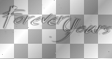 Forever Yours (white and black transparent quote) [nermai]