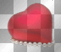 SERCE HEART LOVE valentine  RED