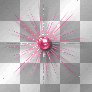 PRZEZ TRANSPARENT DECO  STAR PINK