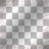 SERCE HEART LOVE valentine  GOLD