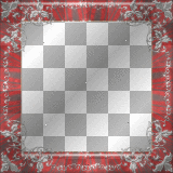 Frame glitter deco silver red love Valentine