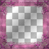 Frame glitter deco animated gold pink