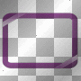 cadre ruban violet -c