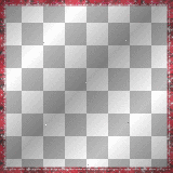 Frame glitter red deco