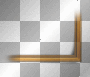 RAMCIA FRAME  TRANSPARENT BORDER GOLD