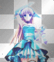 Blue anime girl <White shadow> [hinaxnaru123]