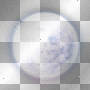 moon white blue transparent ©dK