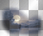 landscape lake sky moon forest ©dK