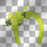 Shamrocks And Horse Shoe - St. Patrick's Day 