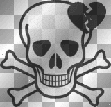 EMO ANIME ANIMATED SKULL