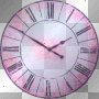 Nenaio Png Transparent Vintage Clock Deco Frame Border Background black purple violet pink blue