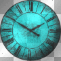 Nenaio Png Transparent Vintage Clock Deco Frame Border Background black blue grey gray
