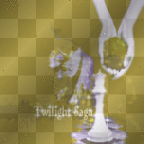 Twilight Saga Icons Glitter BG~Gold