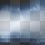 animated blue fog water landscape