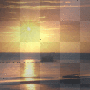 { Animated Sunset Beach Background }