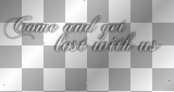 Come and get lost with us (I'll Reach You by Delain white and black transparent quote) [nermai]