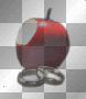 twilight apple rings red white