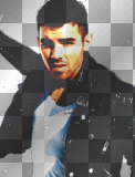 Nenaio Png Transparent Joe Jonas black white grey gray blue 