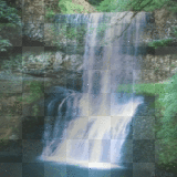 animated waterfall background "by skeetero8"