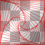 Swirl background transparent animated