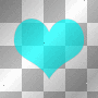 emo heart animated aqua