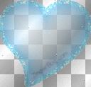blue glitter heart by FLORJACKSON58