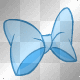 Pastel Blue Neopets Bow