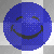 blue nodding smiley