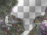 FANTASY GARDEN LANDSCAPE SPRING SUMMER BACKGROUND TRANSPARENT