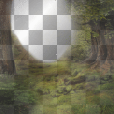 BACKGROUND FOREST FANTASY LANDSCAPE