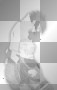 Sasuke and Naruto - Hug black grey white frame (by vampirgirlie96)