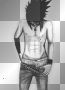 Sasuke - Shirtless black white grey frame (by vampirgirlie96) Sasuke - Shirtless black white grey frame (by vampirgirlie96)