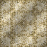 Deco Kalidescope Flowers Glitter BG Gold