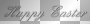 WIELKANOC EASTER TRANSPARENT TEXT WHITE