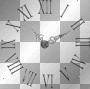 { Animated Black & Red Clock }