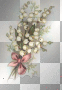 deco fleurs muguet transparent -c