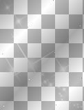 PRZEZ TRANSPARENT DECO  STAR SPARKLE WHITE