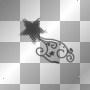 black  star emo deco
