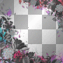 Nenaio Png Transparent Goth Gothic Floral Frame Border Corner Deco Background Flower Flowers black grey silver purple blue