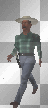 cowboy walking