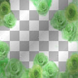 Sparkle Rose Garden Frame~Green