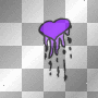 purple emo heart deco [natylovedelena]