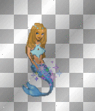 ymialma sirena mermai deco azul blue